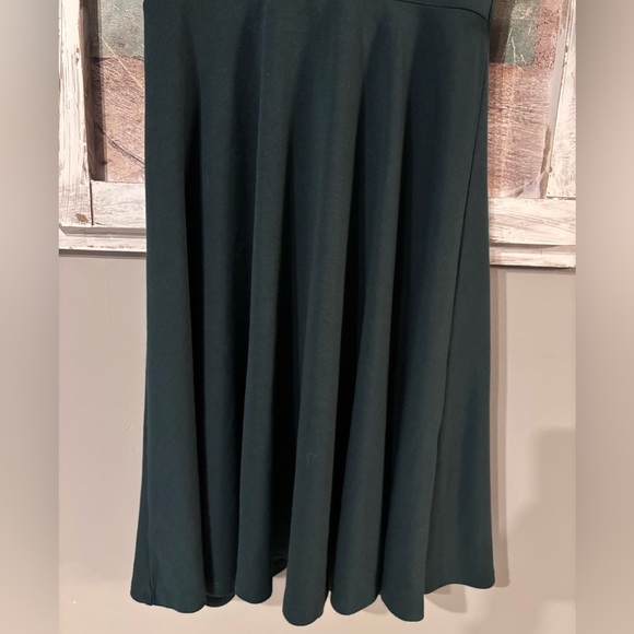 Altar’d State Green Scallop Edge Fit Flare Dress Size Small Cute! - Picture 6 of 10
